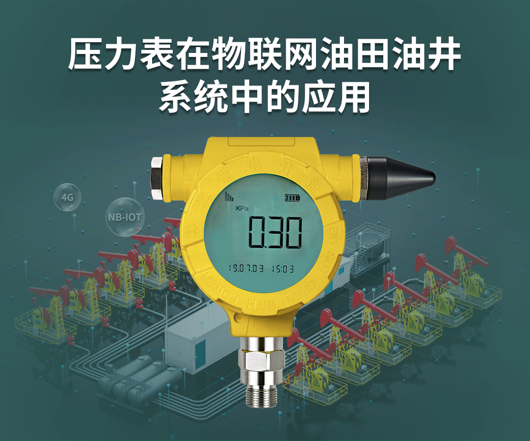 智能压力表在物联网油田油井系统中的应用
