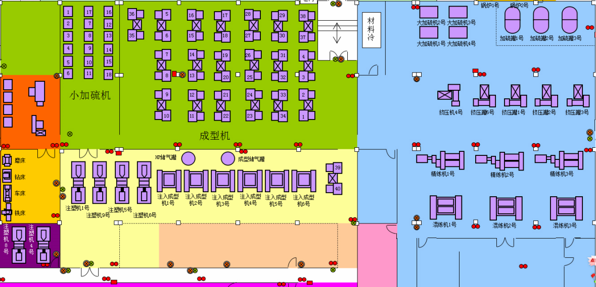 设备局部分布图