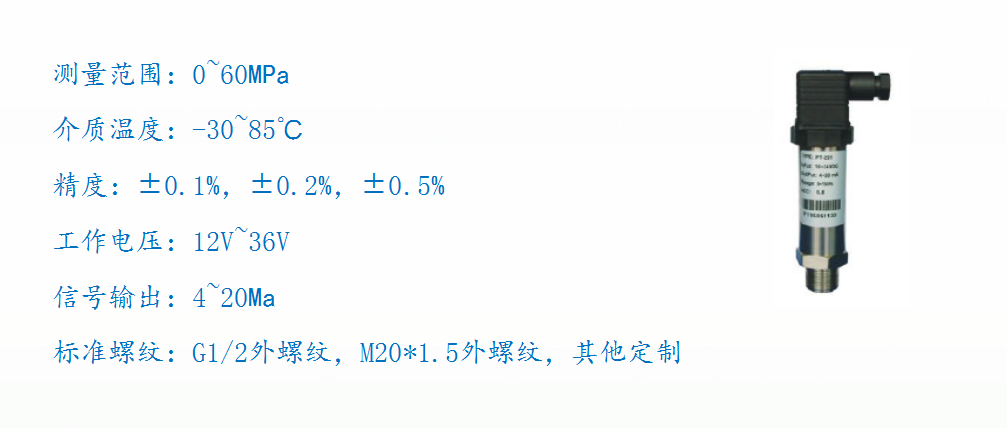 压力传感器介绍图